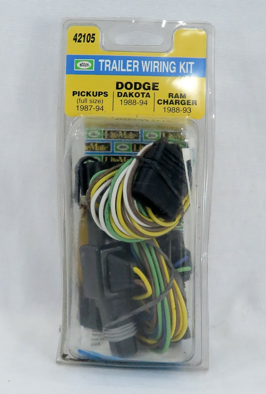 Hopkins Trailer WIRING CONNECTOR KIT for 87-94 Pickups, 88-94 Dakota & Ram, NOS