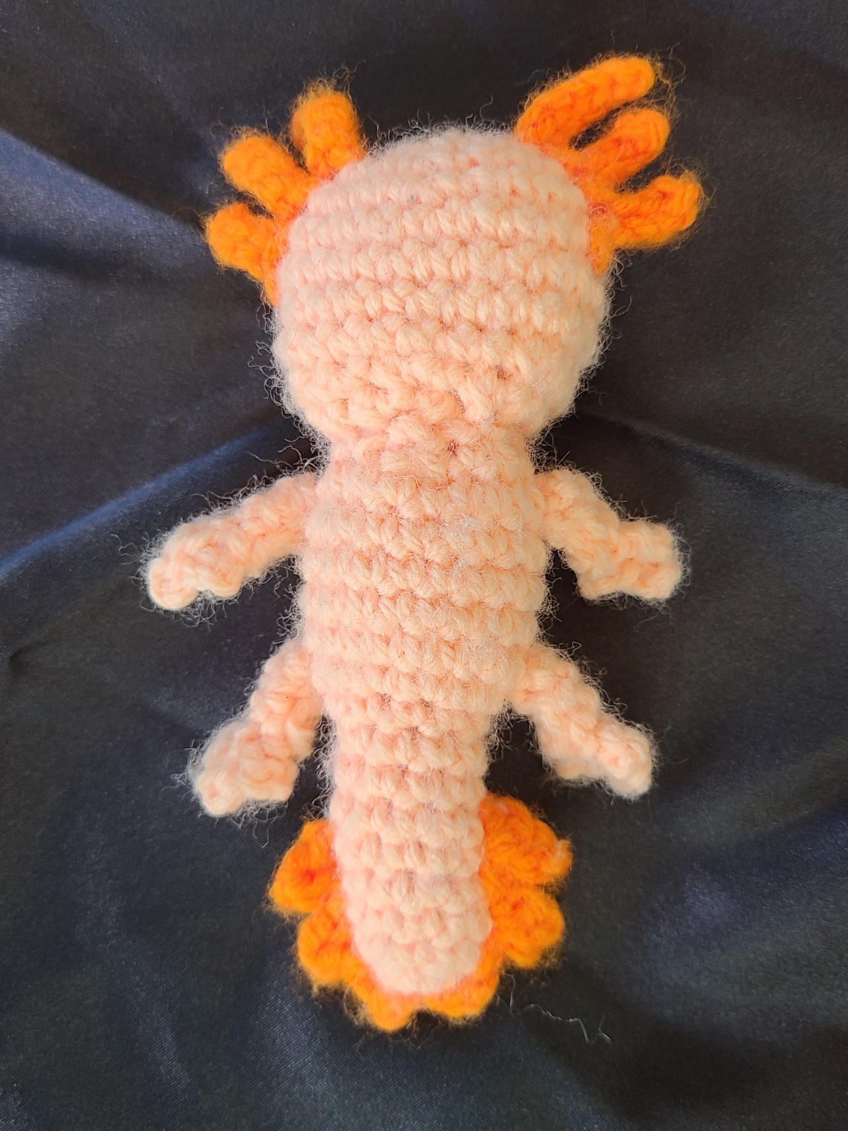 Handmade Crochet Axolotl-Acrylic Yarn Small Cute