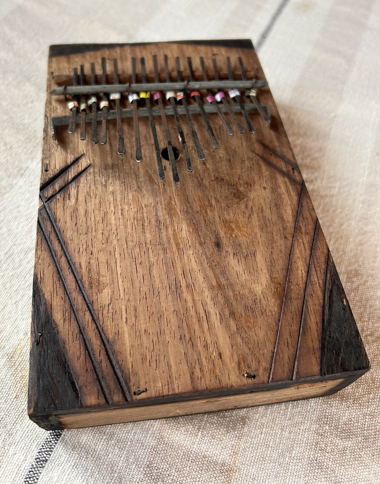 Handcrafted Wooden And Metal Percussion Instrument