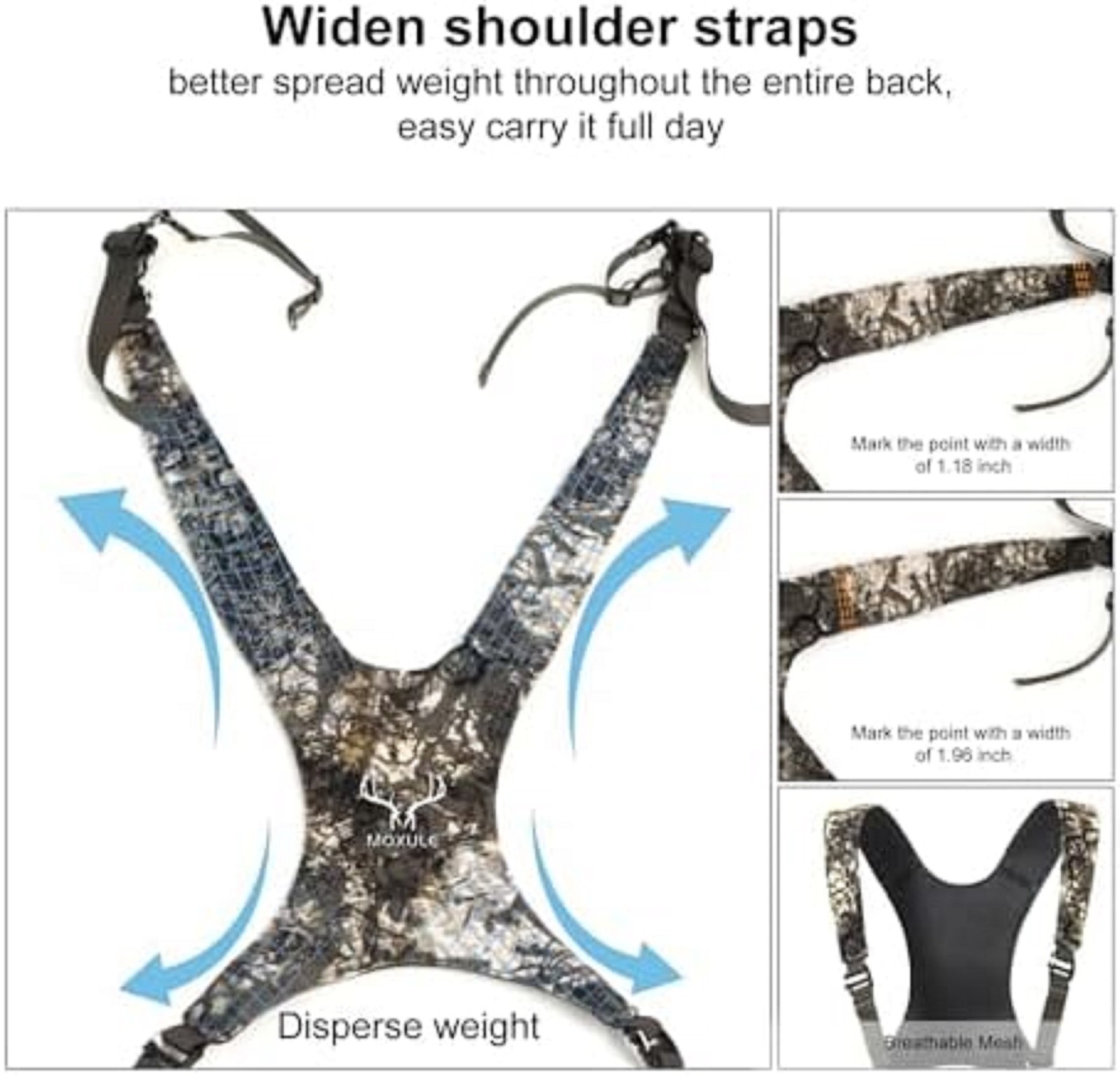 Binocular Harness Chest Pack: Bino Case with Rangefinder Pocket
