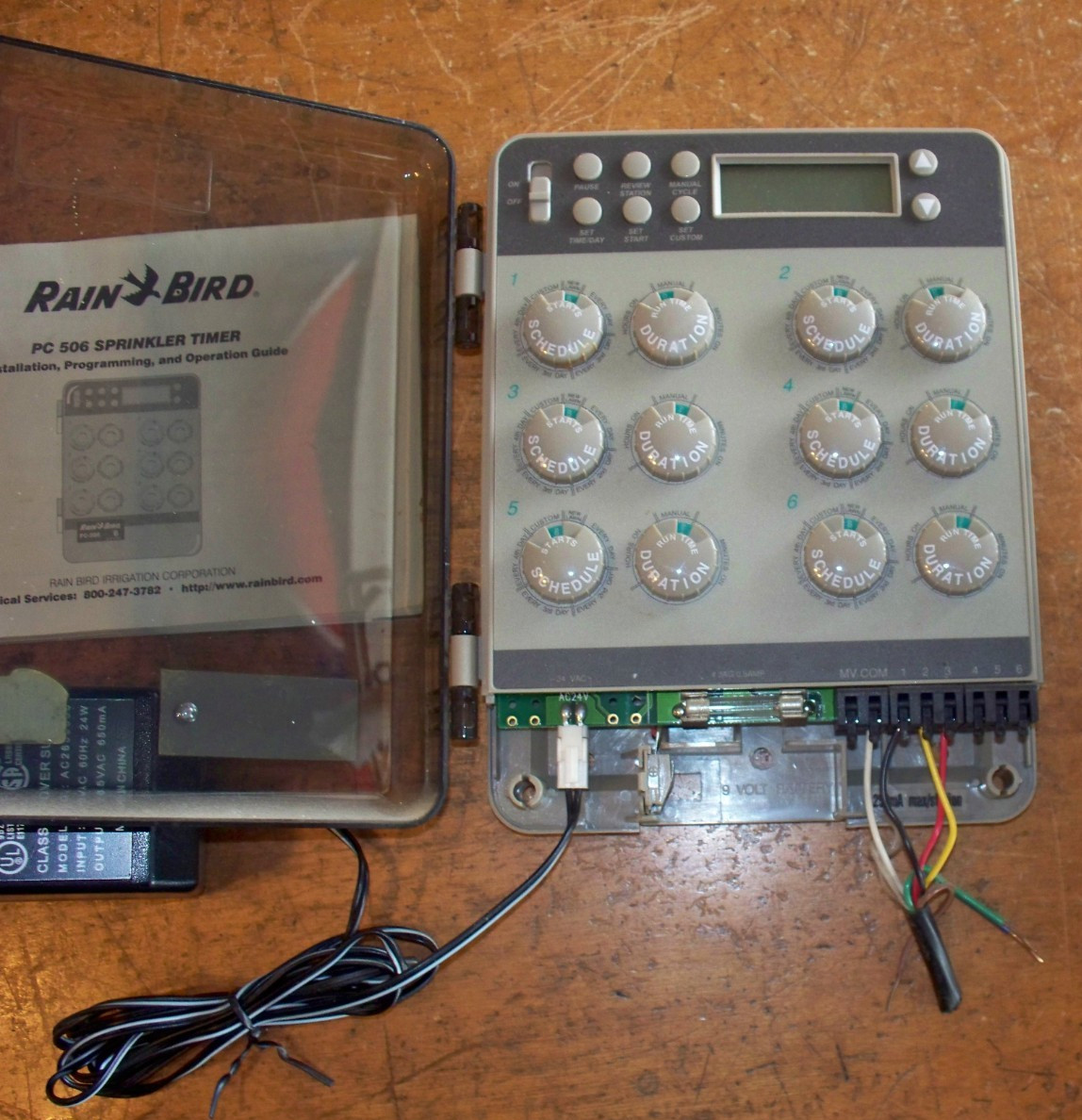 Rain Bird PC-506 Ultimate Sprinkler Timer w/ Transformer