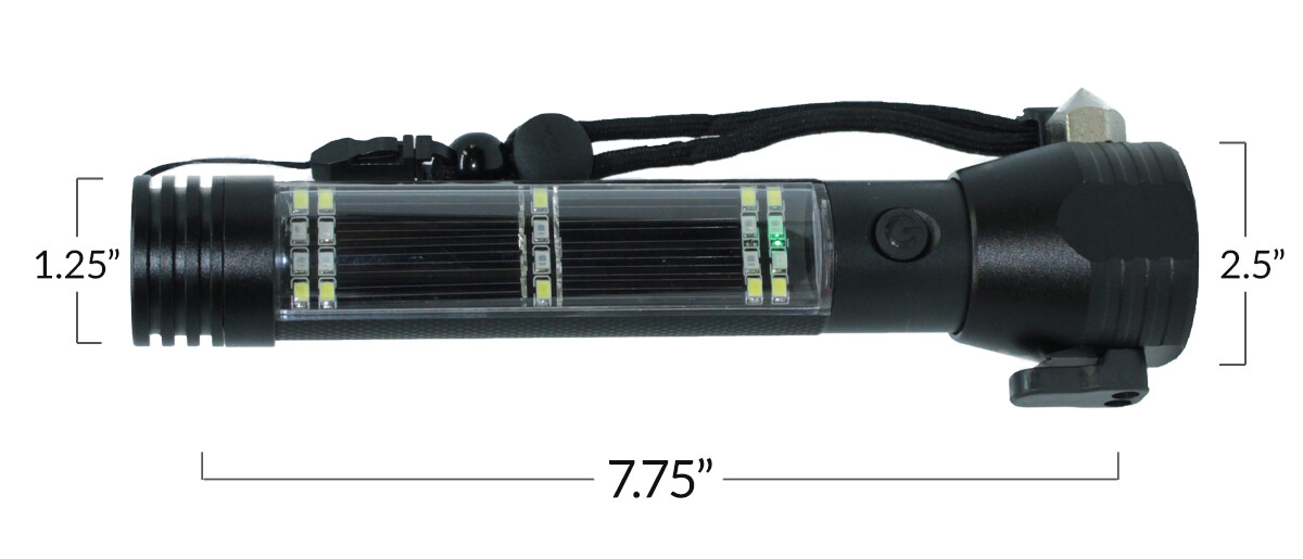 Driver Defender - Ultimate Auto Emergency Flashlight Tool & USB Power Bank