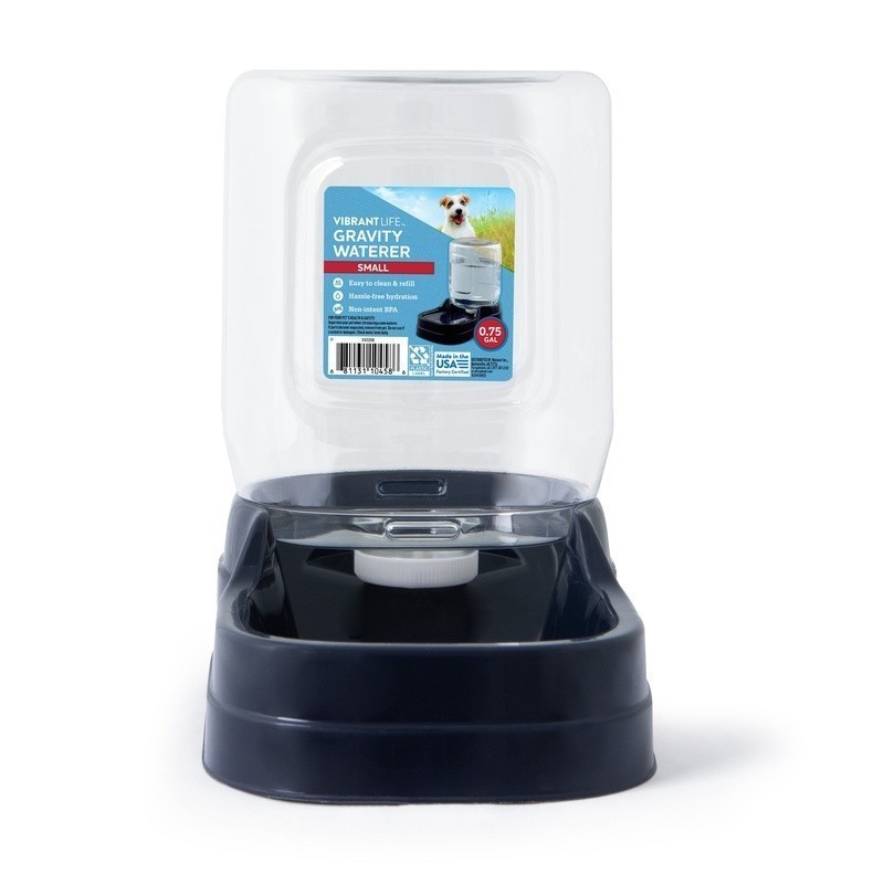 Gravity Pet Water Dispenser Extra Large 4 Gallon Automatic Hydration Dogs Cats