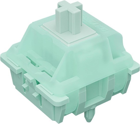 Gateron Mint Green Linear Keyboard Switches 5 Pin Pre Lubed 22mm 55gf Switches