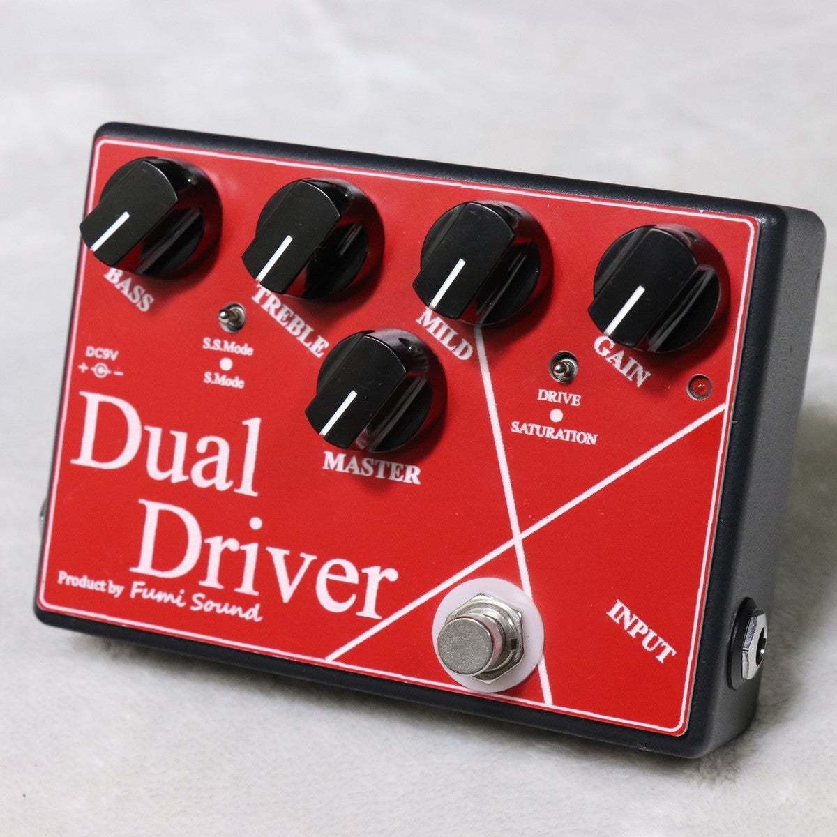 Fumi Sound Dual Driver Bass Overdrive Pedal Touch Control Used
