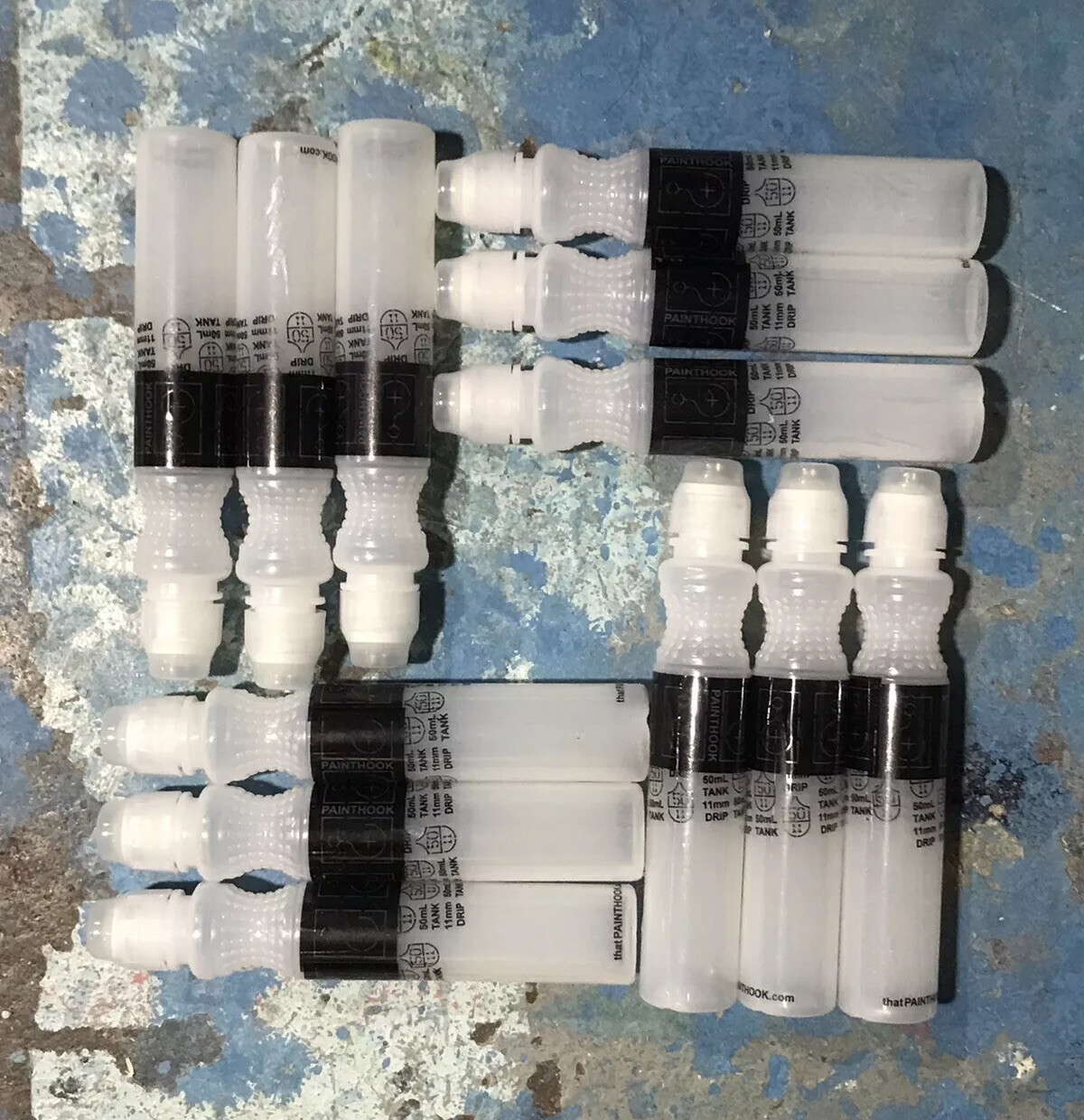 [24] Empty Drip Mop Mops Markers Graffiti Graff Painthook Art Lot Paint Ink