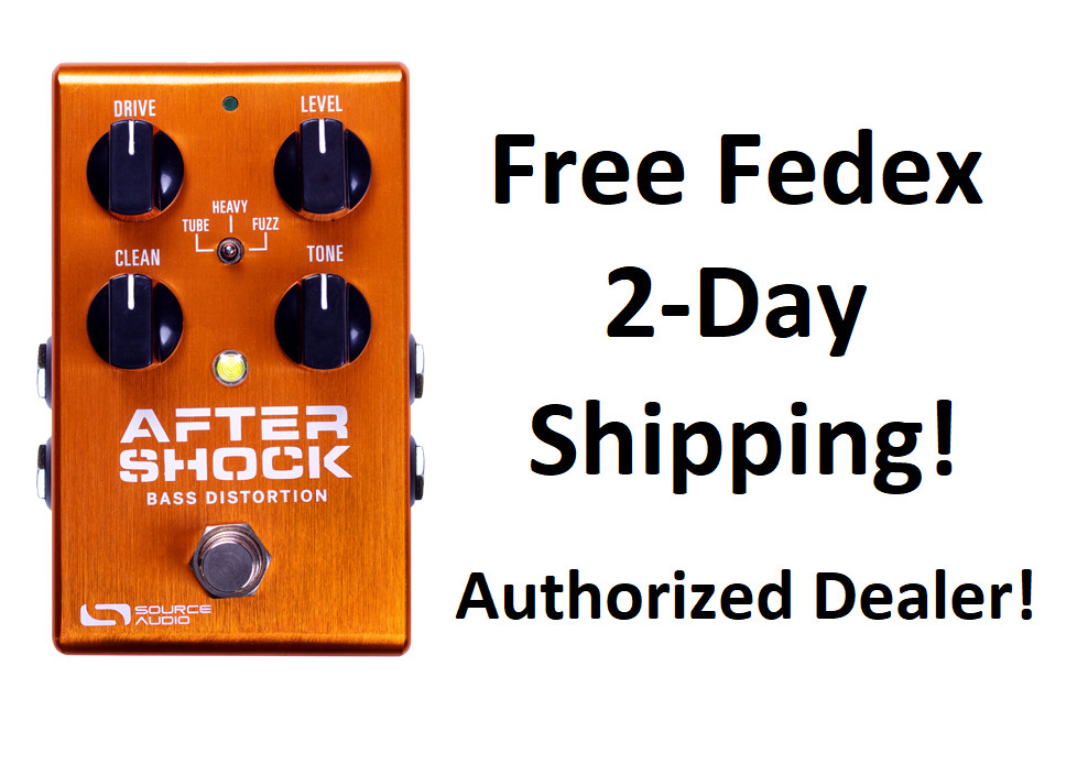 New Source Audio SA246 Aftershock Bass Distortion One Series Effects Pedal