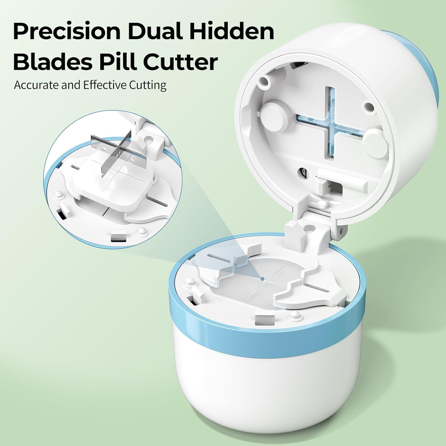 Pill Cutter Splitter for Small and Tiny Pills, Pill Cutters for Small or Large