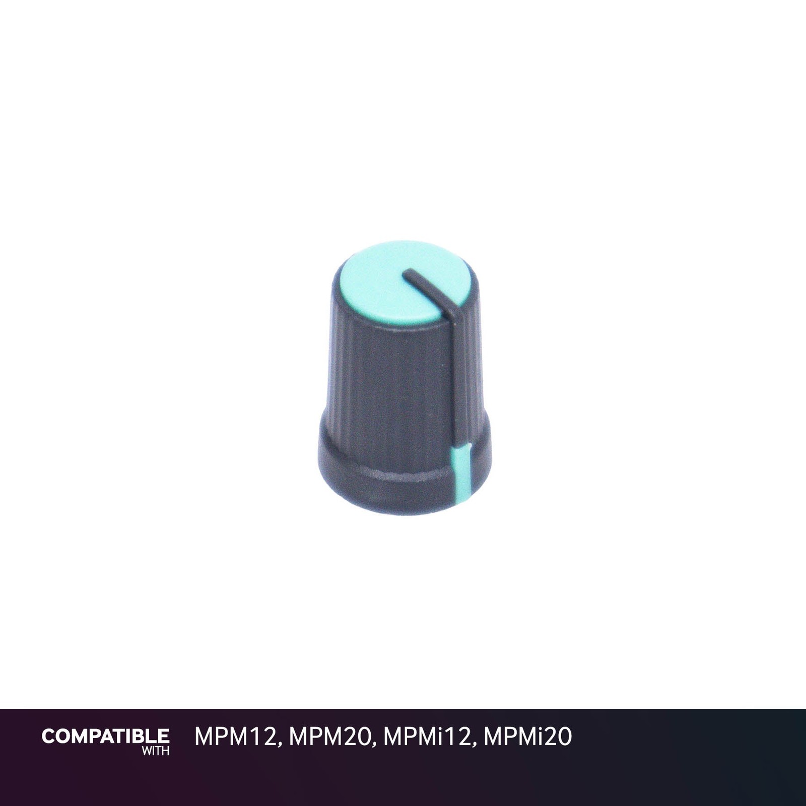 Soundcraft Green Aux Knob for MPM12, MPM20, MPMi12, MPMi20