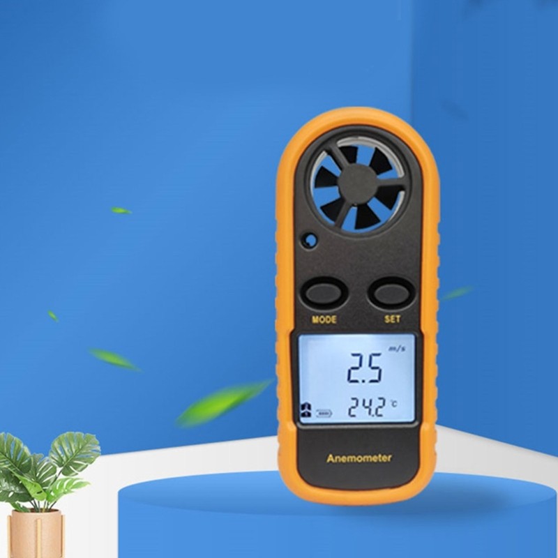 Digital Anemometer Handheld High Precision Meter Temperature Tester