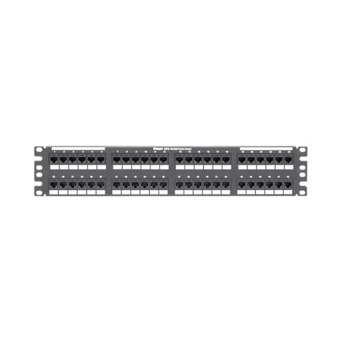 Panduit DP48688TGY Cat6 48-Port Flat Punchdown Patch Panel