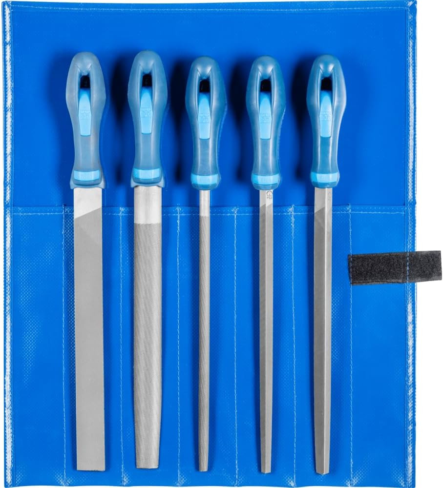 542WR250H2 Type Cut 2 Machinist'S File Set, Multi-Colour, 250 Mm, Set of 5 Piece