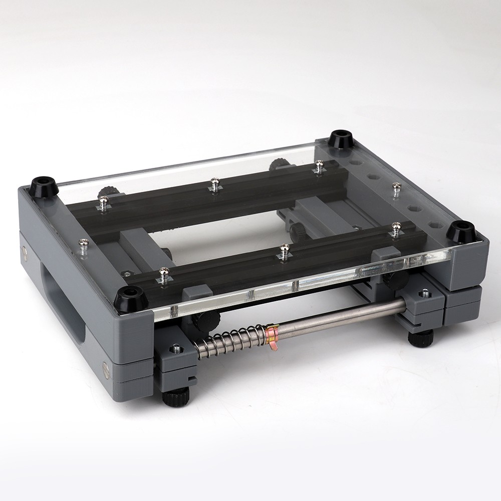 Manual Solder Paste Printer 15x15cm Benchtop SMT Stencil Printer High Precision