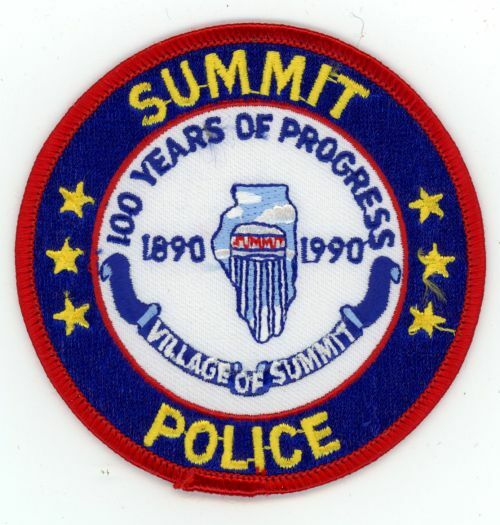 ILLINOIS IL SUMMIT POLICE NICE SHOULDER PATCH SHERIFF