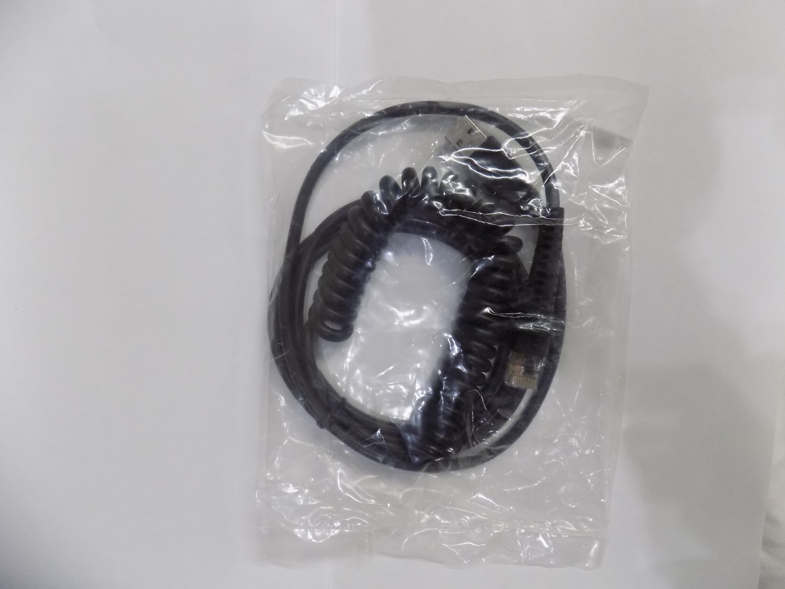 9+ FEET Metrologic Black Coiled MS9540 MS7120 MS1690 9535  9520 USB  Cable