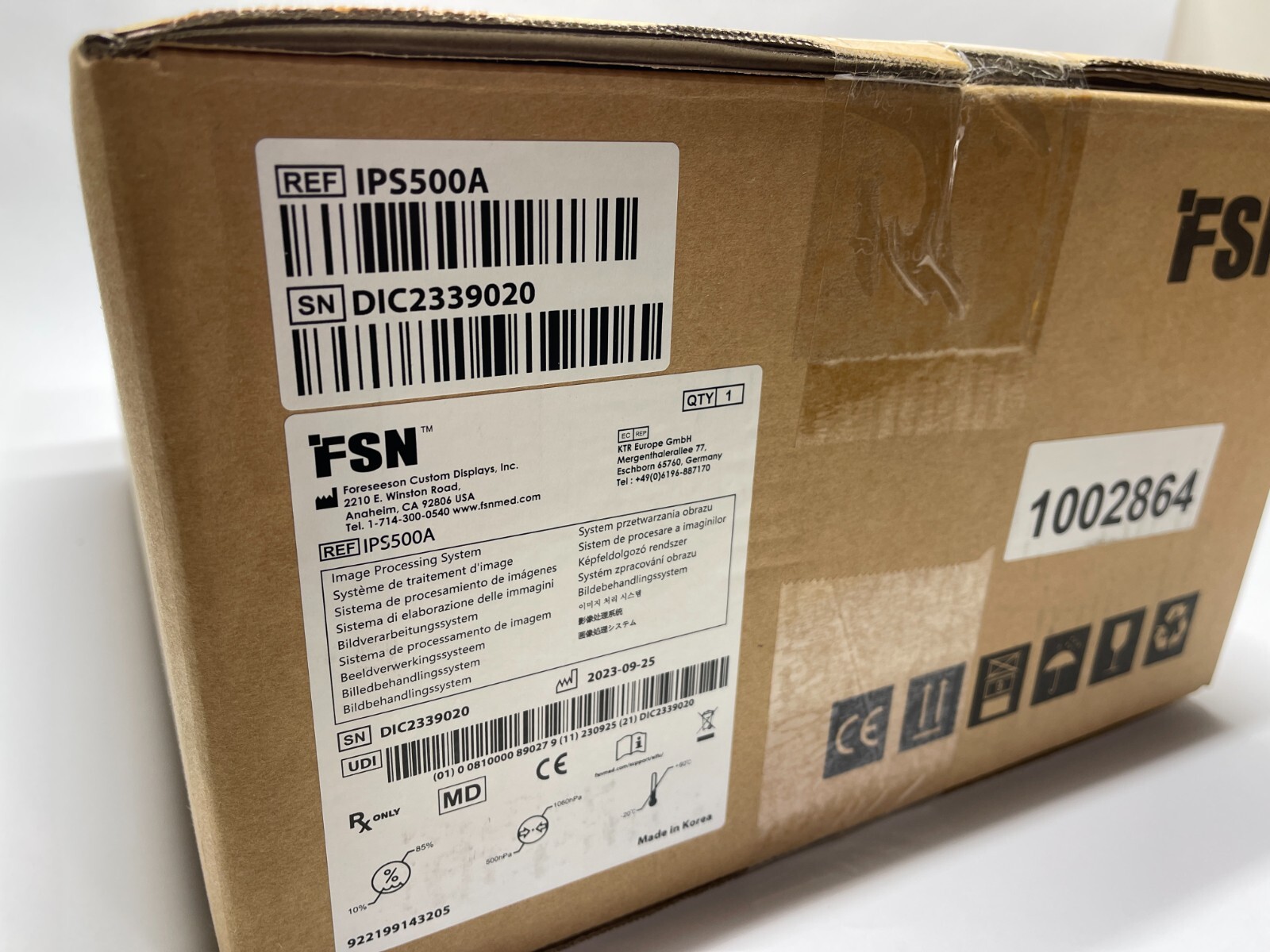 FSN Image Processing System, IPS500A *NEW FACTORY SEALED**