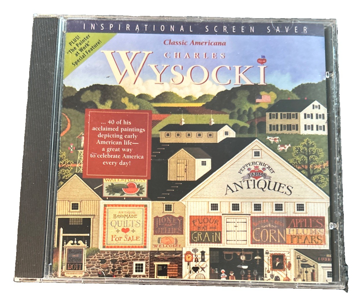 CHARLES WYSOCKI Classic Americana CD screen saver wallpaper 1999