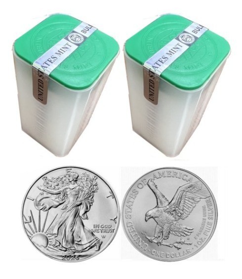 Lot of 40 - 2026 $1 American Silver Eagle 1 oz BU - Shipping Now!
