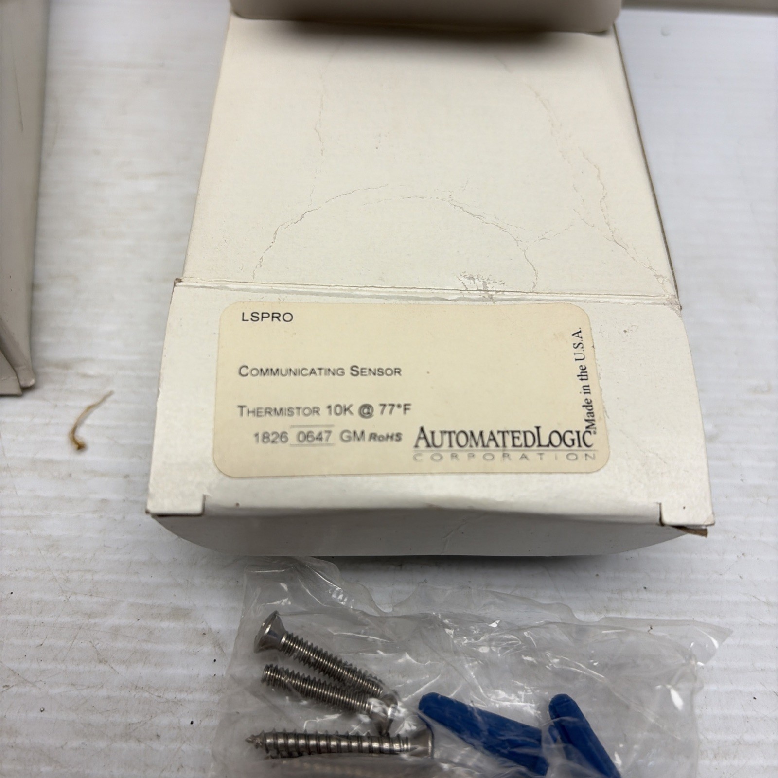 TWO Automated Logic ALC LSPRO Room Communicating Sensor Thermistor 10K @ 77F