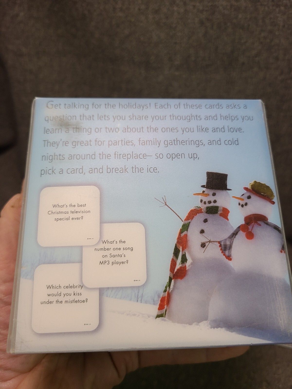 Hallmark Icebreakers Holiday Conversation Starters Game New