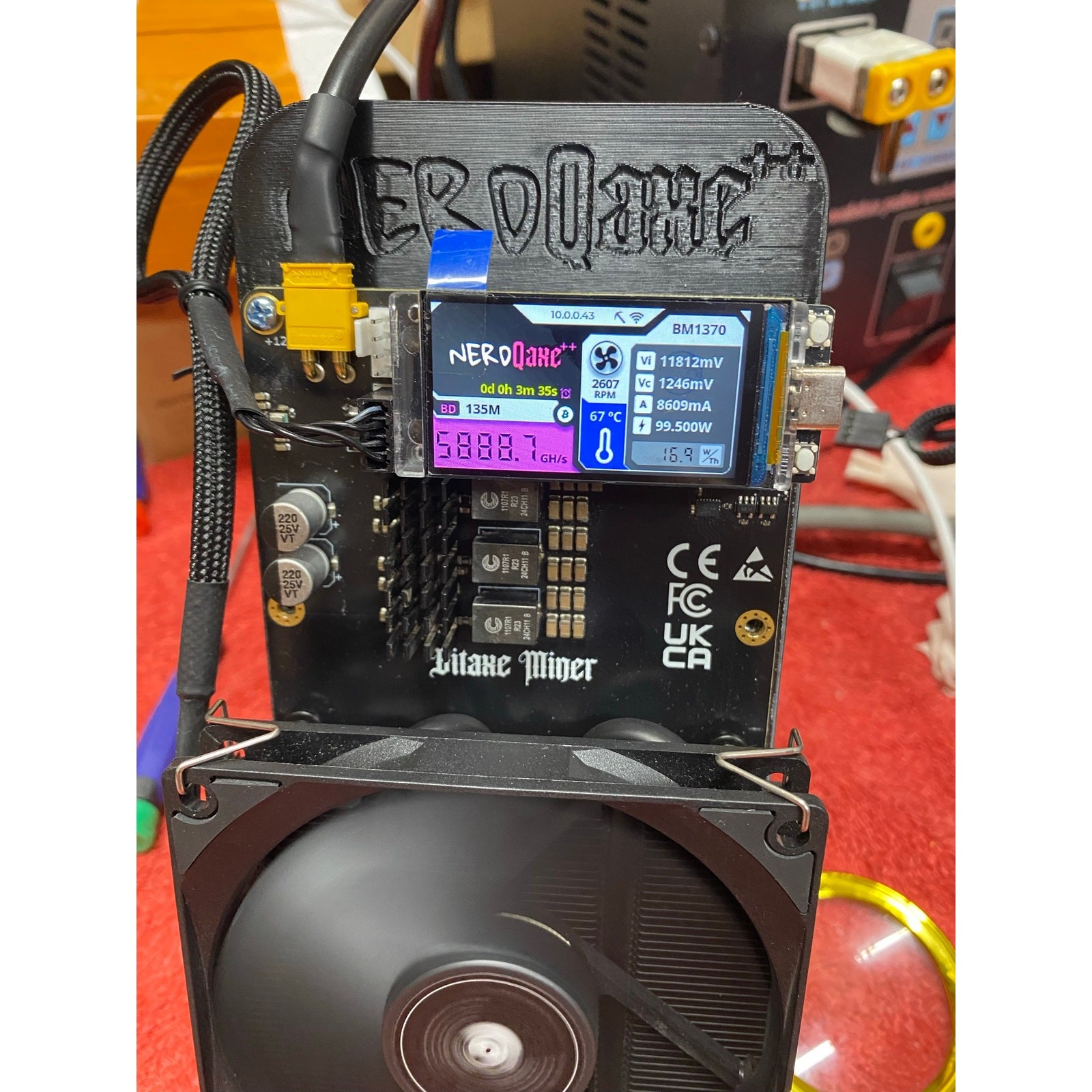 NerdQaxe++ 6Rev 6Th with PSU