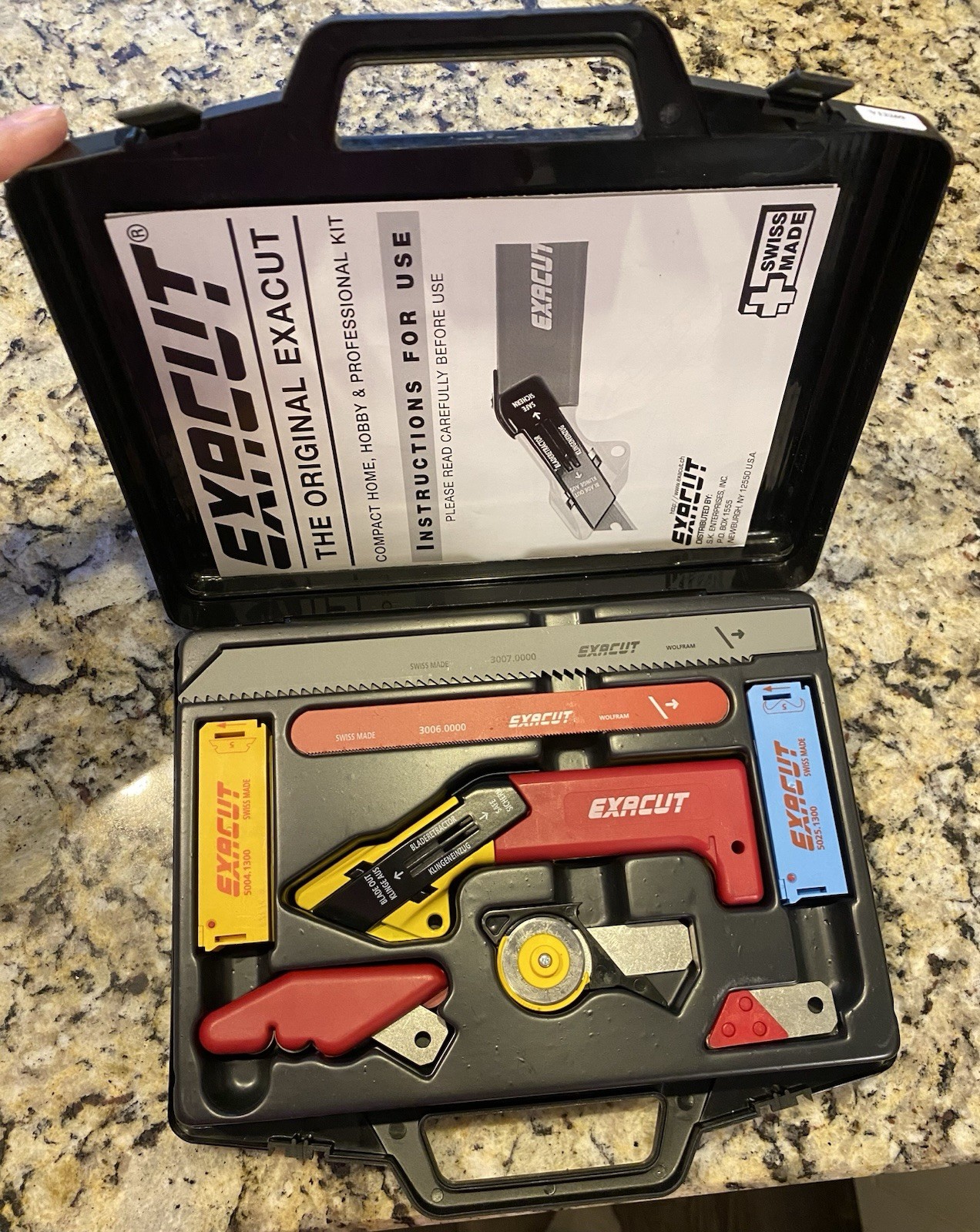 EXACUT 16pc Swiss Made Cutting Tool Set. New In Case. V12269