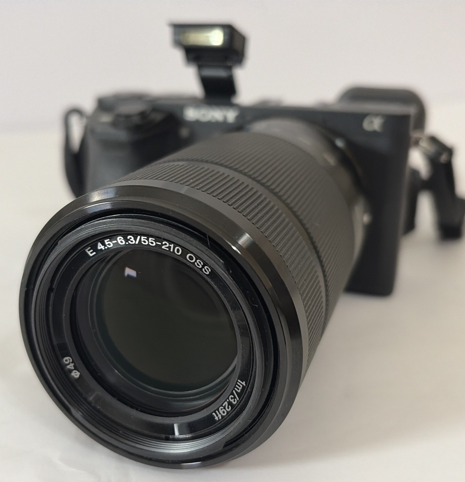 Sony Alpha a6500 24.2MP 4K Mirrorless Camera- 55-210mm Lens, Card, Case, Charger