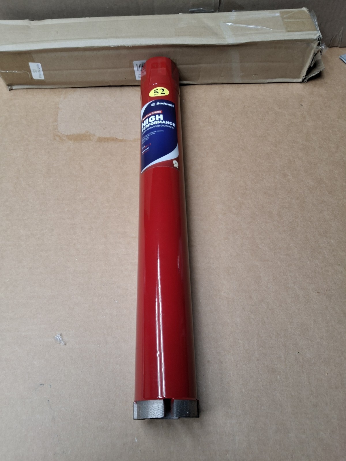 2" Wet Core Drill Bit with High Density Diamond Segments, 14" Depth