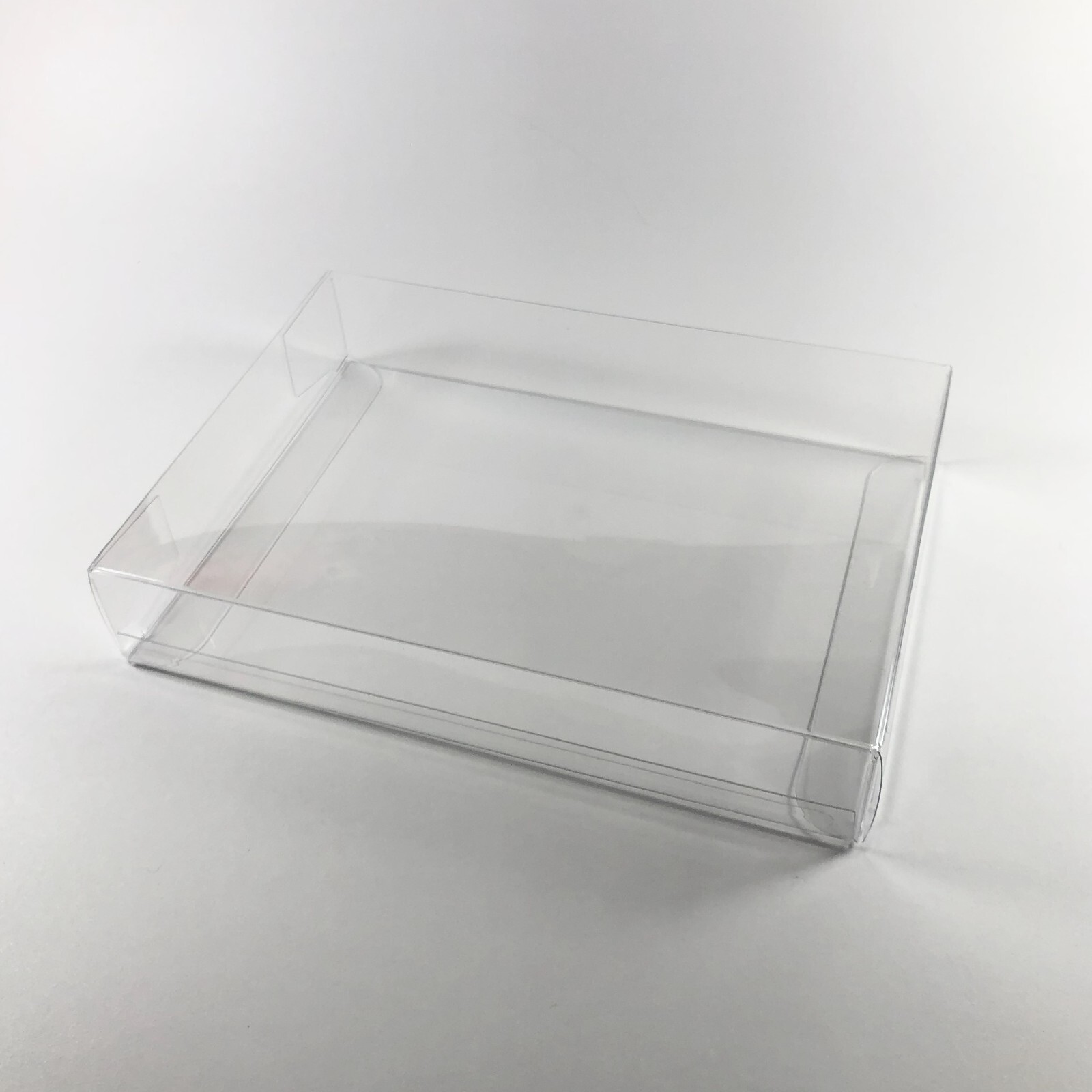 10 SNES Clear Plastic Box Protector Sleeve Case for Complete CIB Games