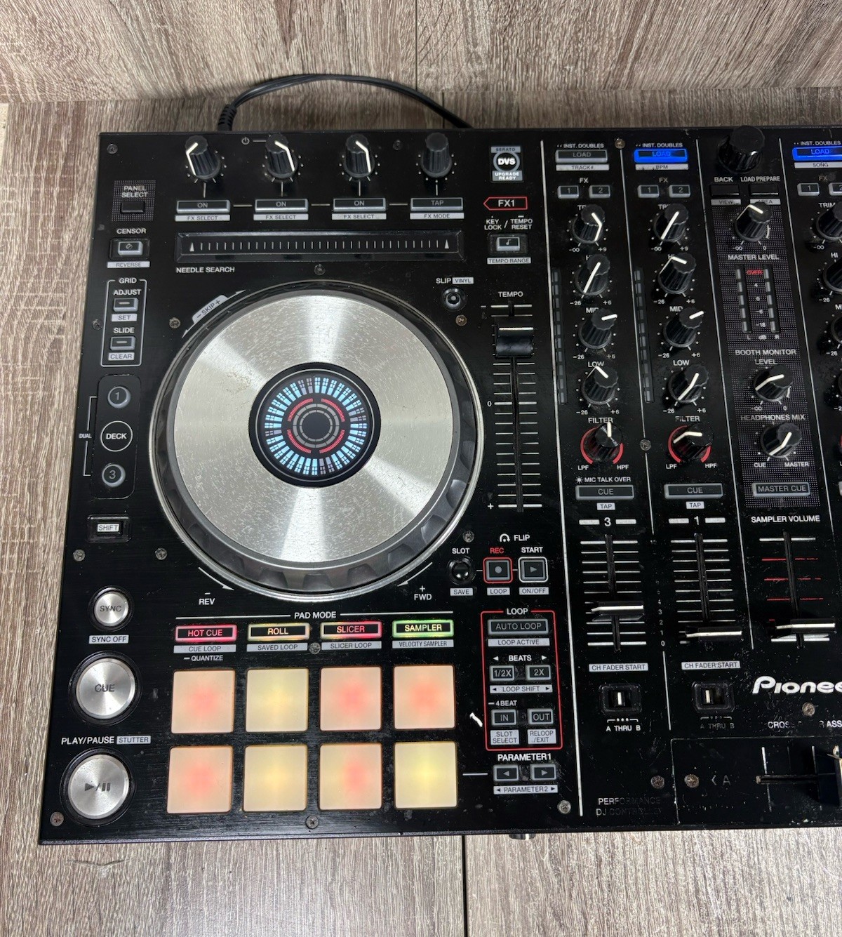 Pioneer DDJ-SX2 Performance DJ Controller With AC Power Adapter Tested.