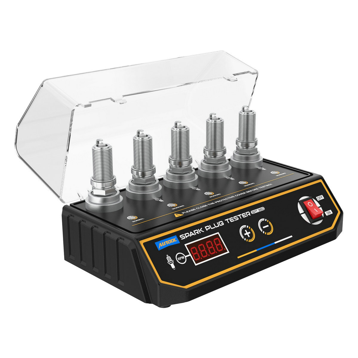 Car Spark Plug Tester Ignition 5 Holes Spark Plug Adjustable Test Hole Height