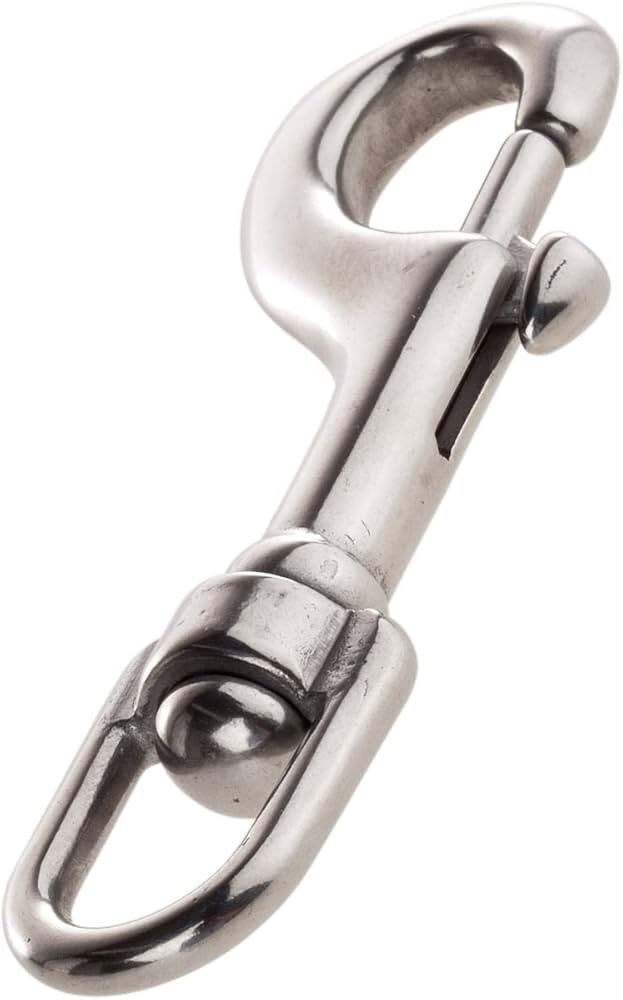 Small Stainless Steel Boltsnap with 3/8" loop