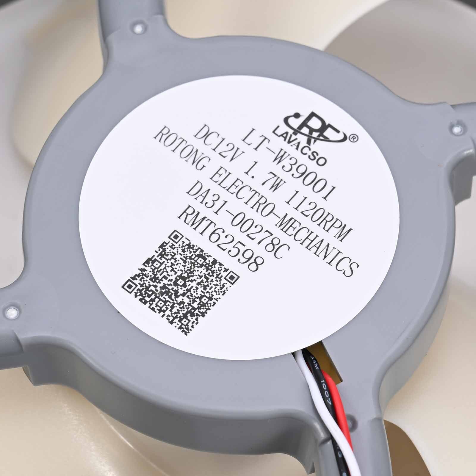 Condenser Fan Motor Compatible with Samsung Refrigerator DA97-15765A DA97-15765C