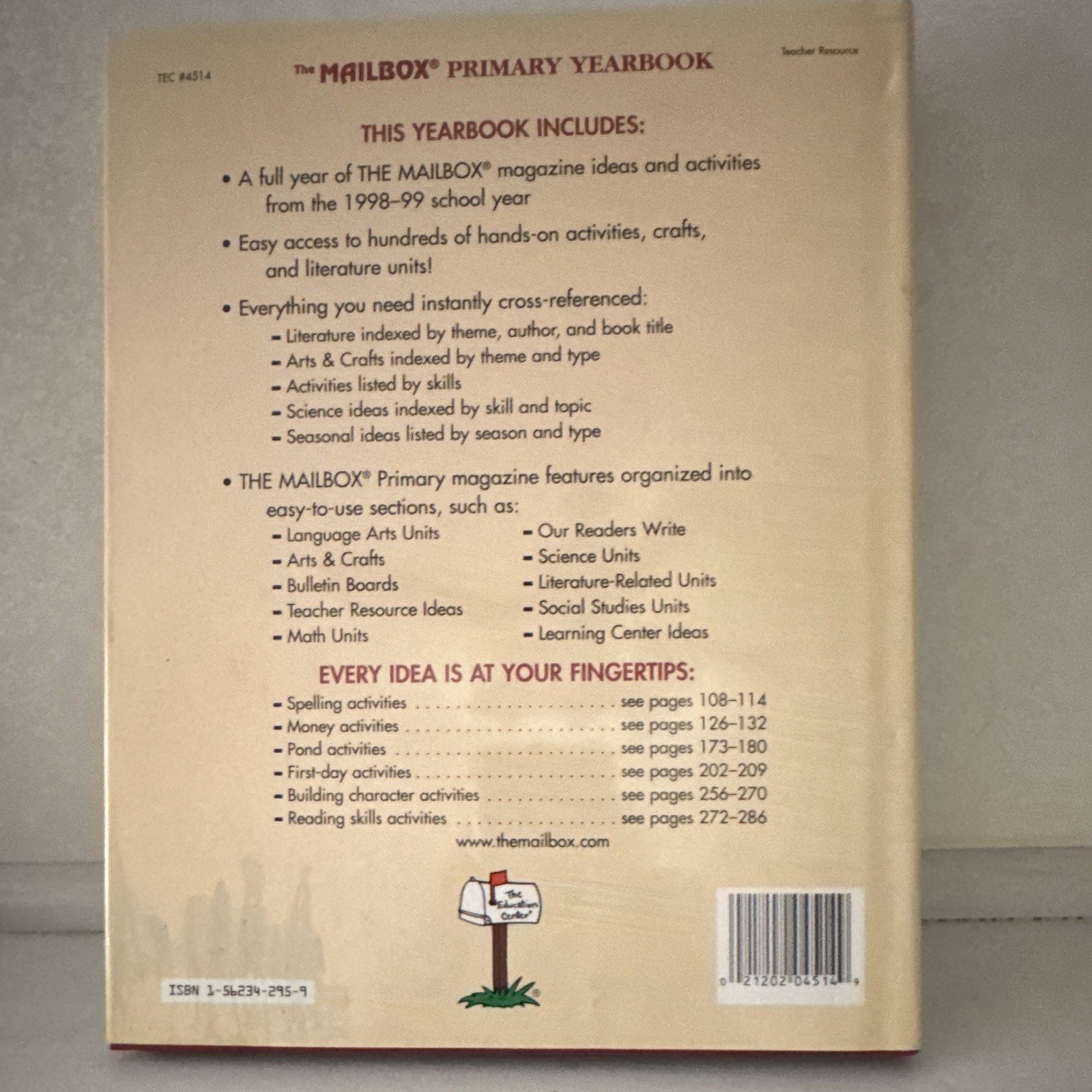 The Mailbox 1998-1999 Primary Yearbook, Hardback, Diane Badden, Editor