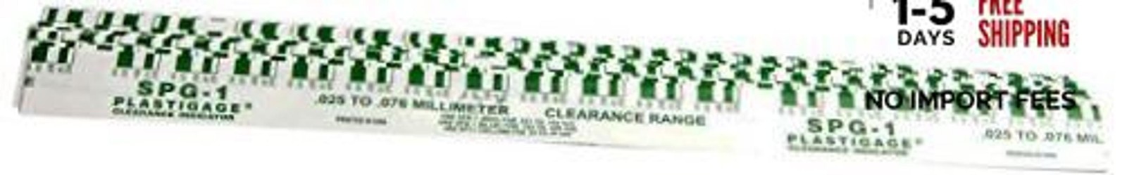 SEASPG1-12 Plastigage - .001in-.003in - .001 Inches-.003 Inches Green