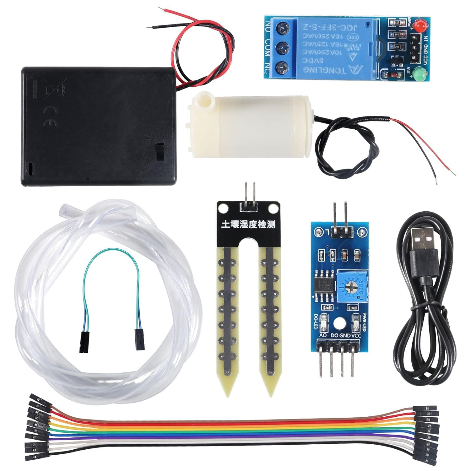 Upgrade Automatic Irrigation DIY Kit Self Watering System with Capacitive Soil M