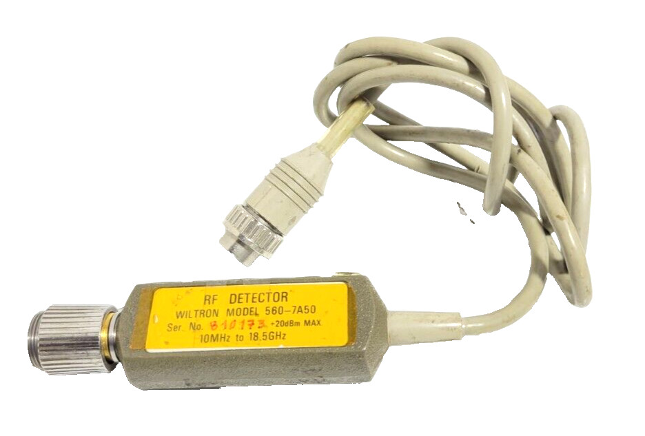 Wiltron / Anritsu 560-7A50 10MHz to 18.5 GHZ RF Detector Inc: APC to SMA Adapter