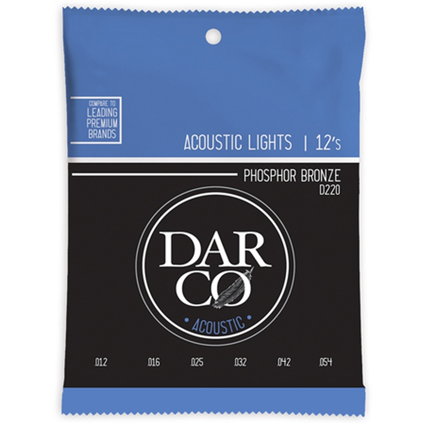 Martin D220 Darco Acoustic Strings 92/8 Light .012-.054