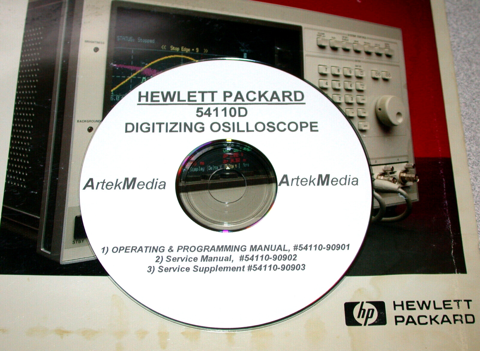 HP 54110D Digitizing Oscilloscope MANUALS + BOARD LEVEL SCHEMATICS (3 VOLUMES)