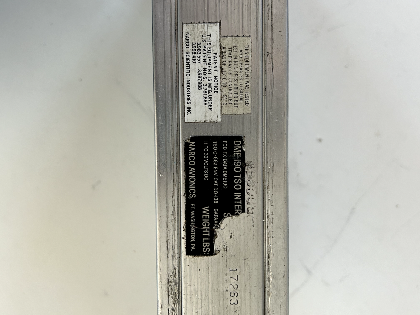 Narco DME 190 TSO