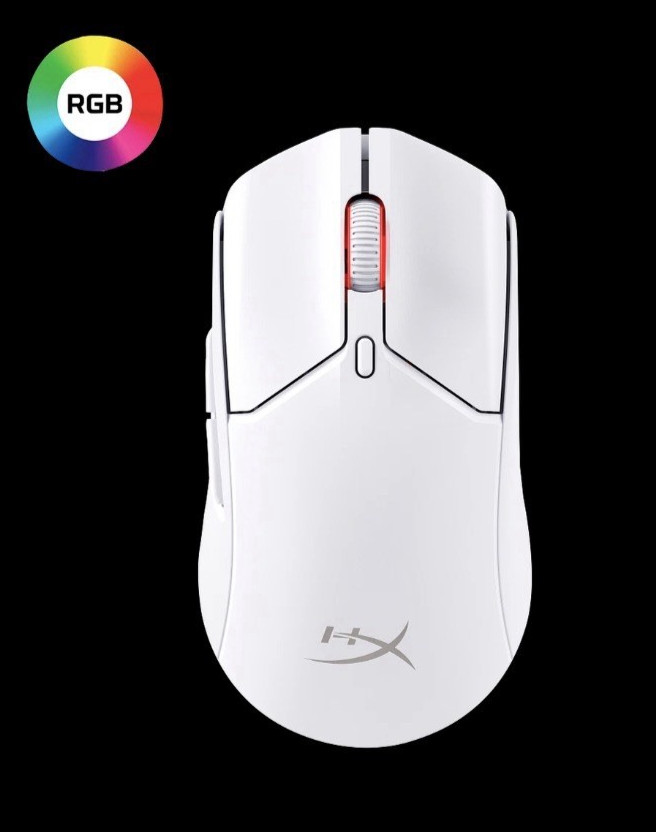 HyperX Pulsefire Haste 2 - Wireless Gaming Mouse (White)