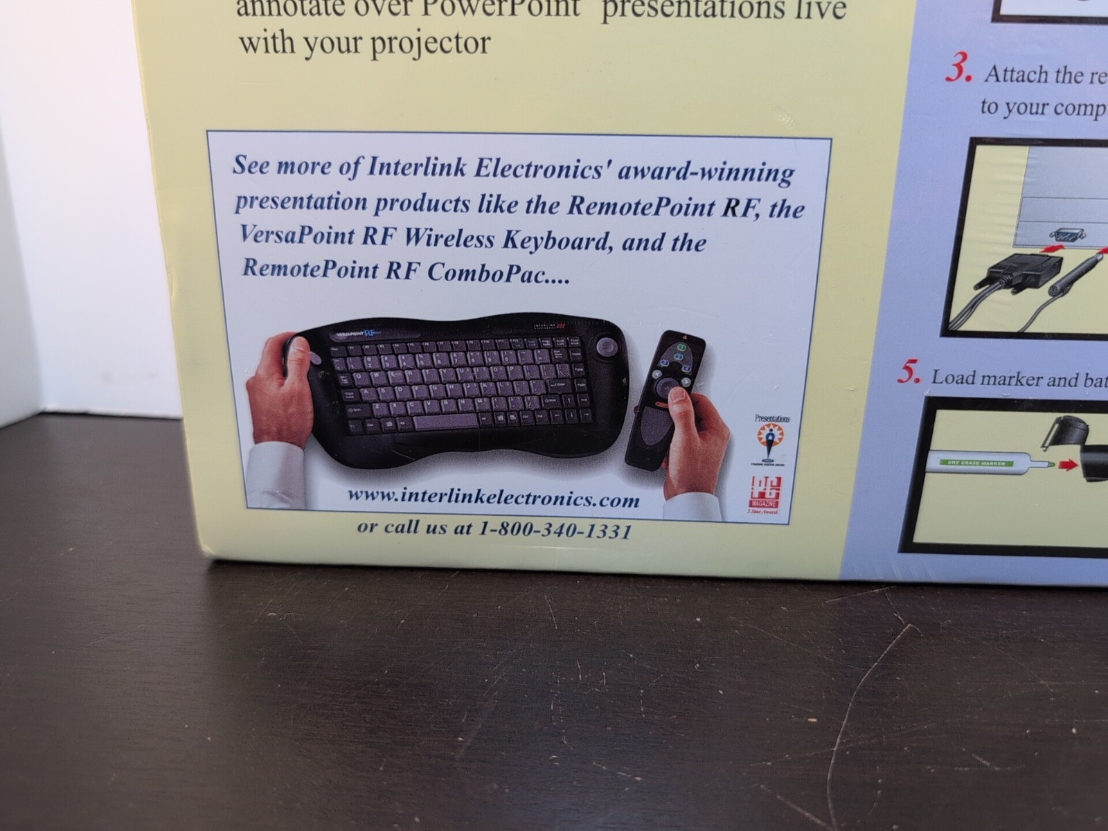 InterlinkElectronics FreeBeam VP6350 Whiteboard POD - NEW