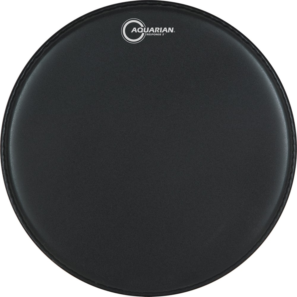 Aquarian Response 2 Drumhead (Black) 14 in.