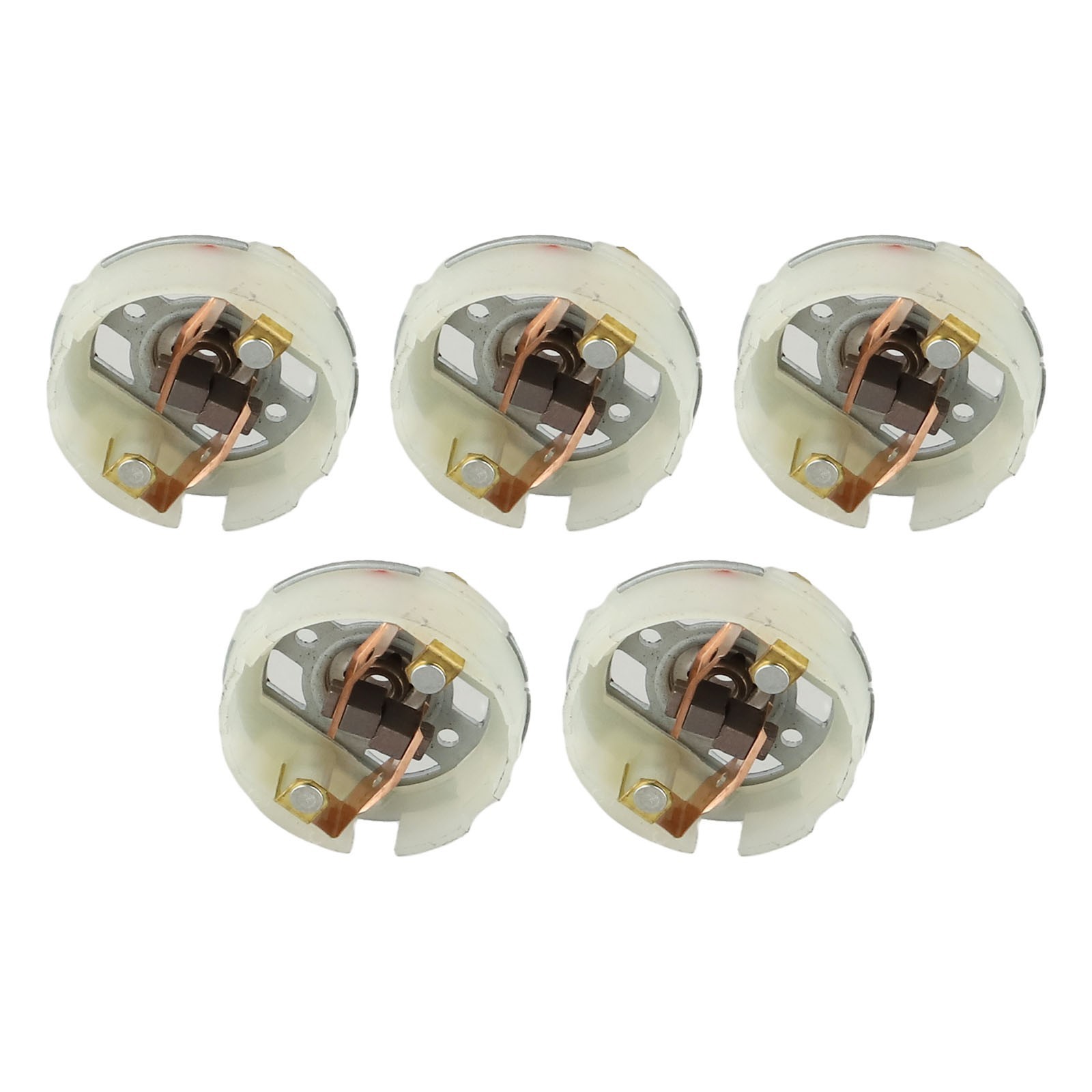 For RS550 Motor Compatible 5PC Carbon Broom Holder and Brush Replacement Set