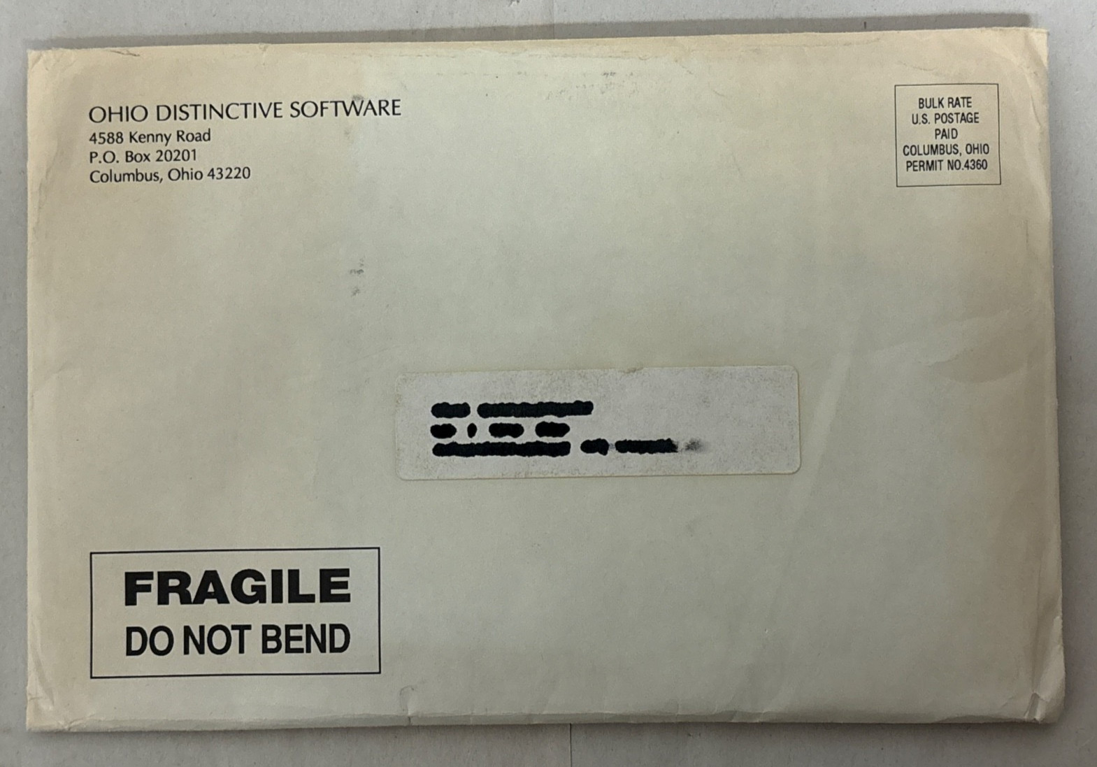 Ohio Distinctive Software - Menu/Diet/Weight Loss Planning Software 5.25" Floppy