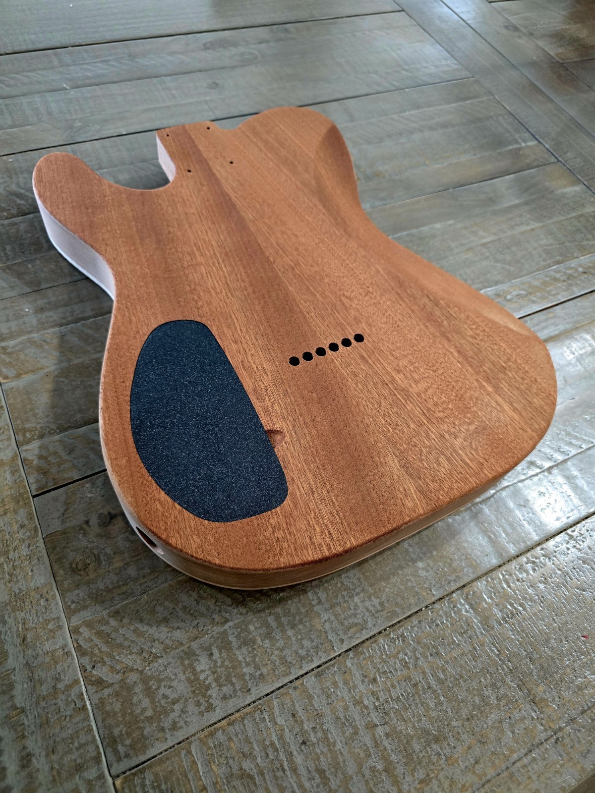 Guitar Body, Flame Maple on Sapele, HH