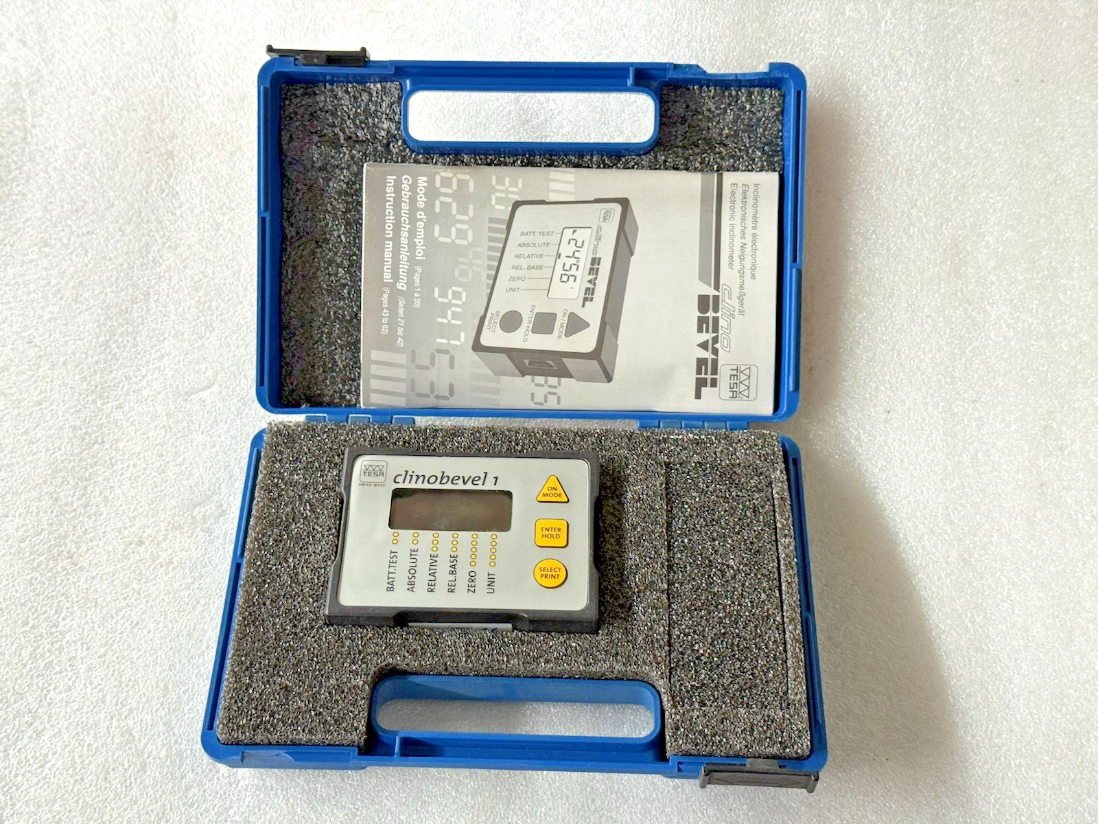 Tesa Digital Clinometer Clinobevel 1