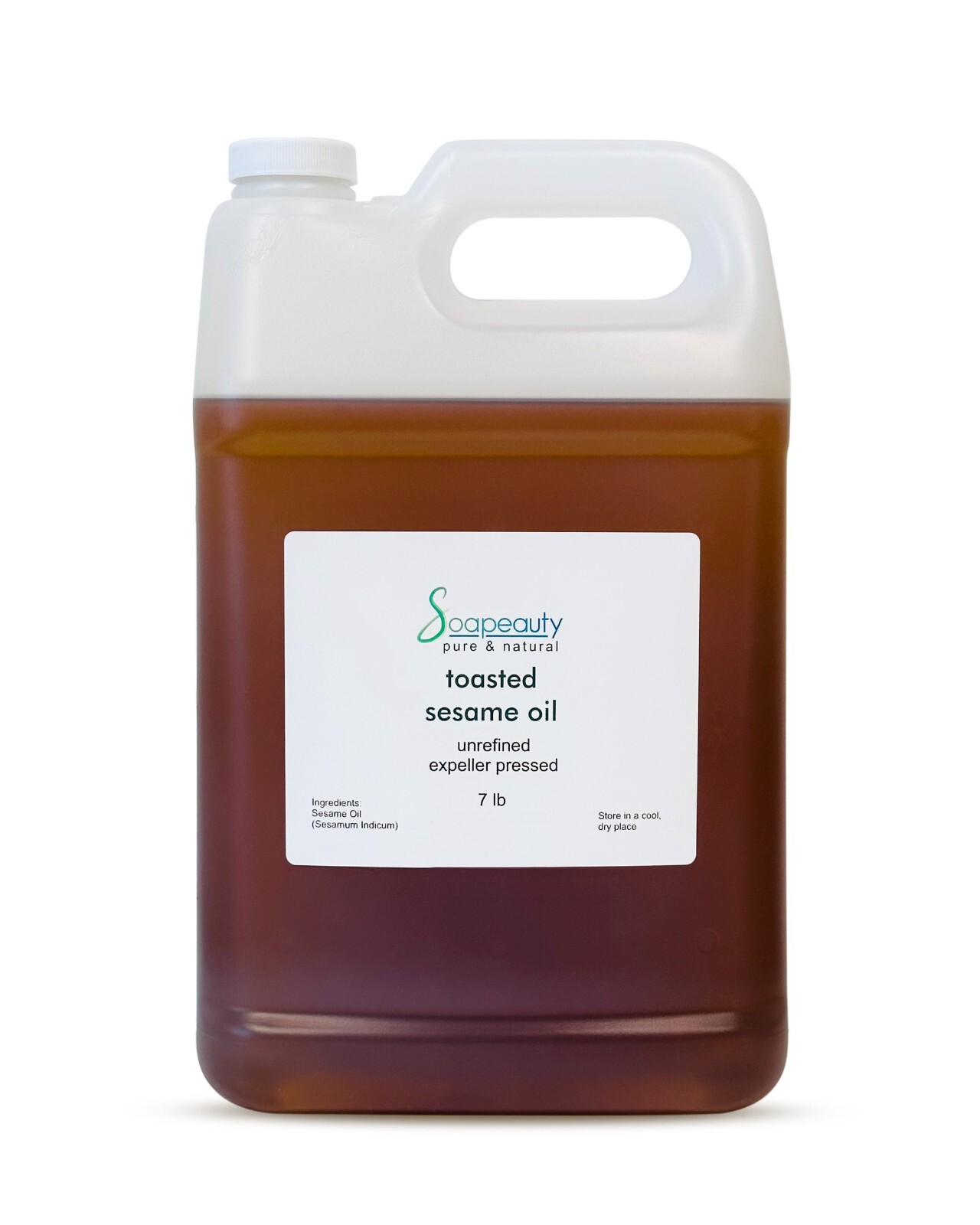 Sesame Oil Toasted 100% Pure and Natural by Soapeauty 7 lbs