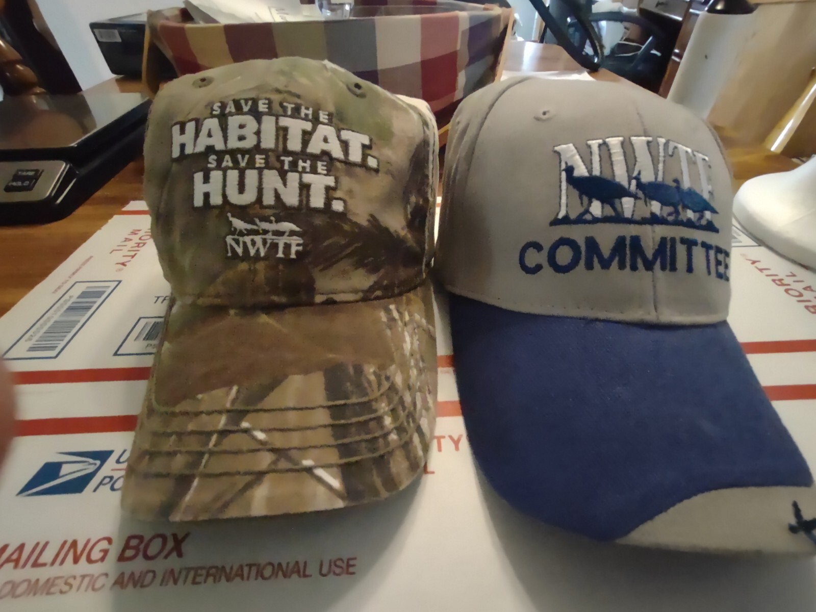 Lot Of 2 NWTF HATS NEW WILD TURKEY FEDERATION