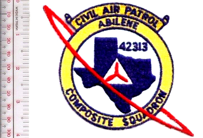 US Civil Air Patrol Texas Abilene Composite Squadron NO TARIFF